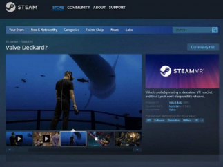  valve 目前正在开发独立 vr 头显